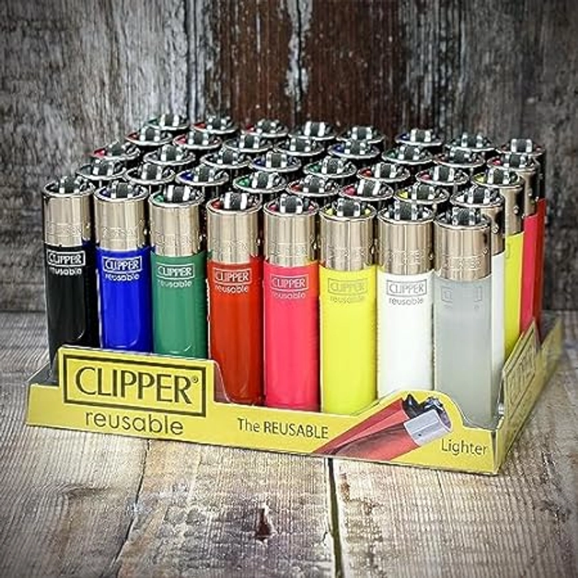 Ksp partners ltd e-commerce -10 coloured clipper lighters standard size…