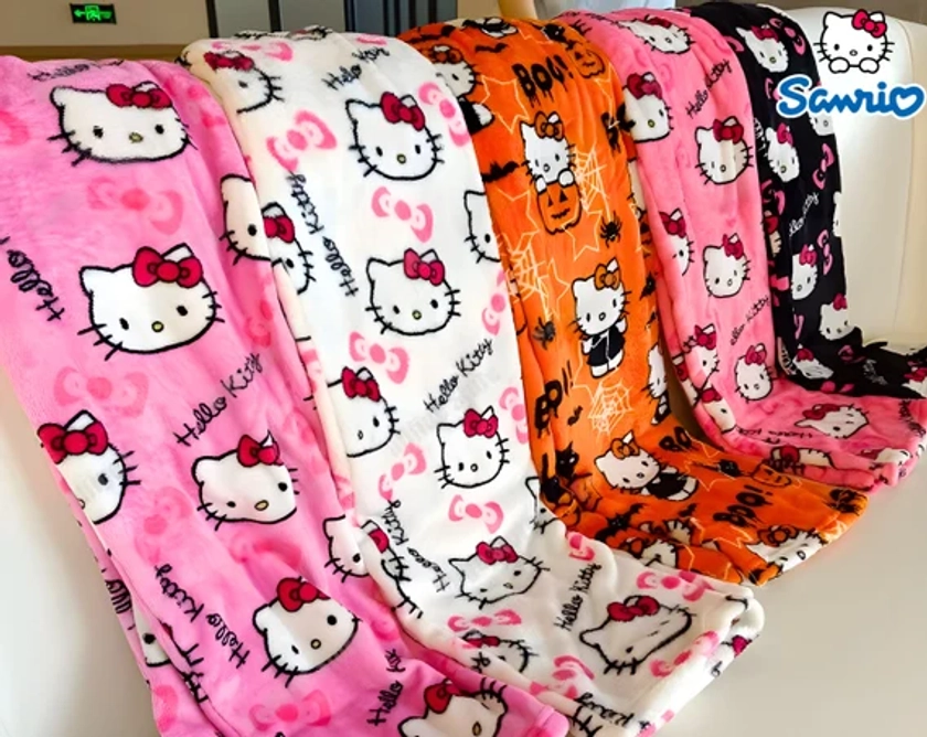 Hello Kitty Pajama Pants, Cute Kawaii Pajamas, Hello Kitty Fleece Pajama Pants, Matching Hello Kitty Pajama Pants, Sanrio Hello Kitty Gifts