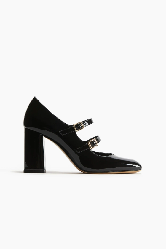 Escarpins vernis - Talon haut - Noir - FEMME | H&M FR