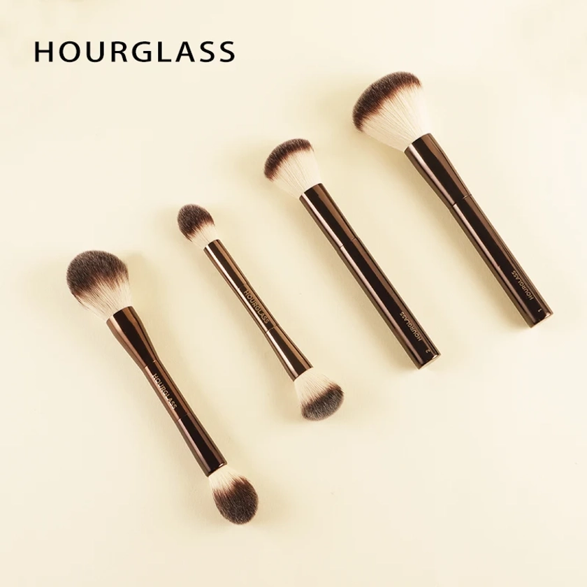 Hourglass-Pinceau de maquillage rétractable, toutes sortes de pinceaux professionnels, fard à barrage, fond de teint, correcteur, poudre bronzante, fard à joues, eye-liner