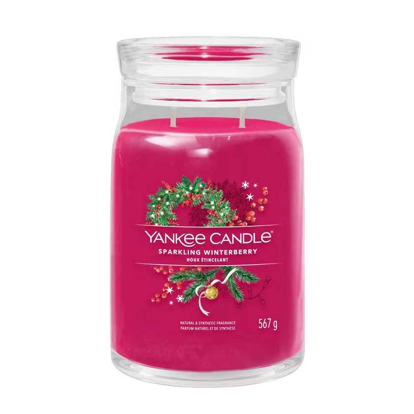 Yankee Candle Large Signature Jar - Sparkling Winterberry