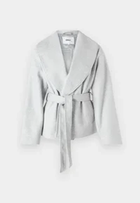 ONLY ONLAUGUSTA LIFE - Manteau court - light grey melange/gris clair chiné - ZALANDO.FR