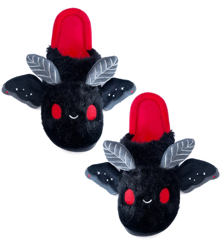 Mothman Slippers! Available in size S to XL