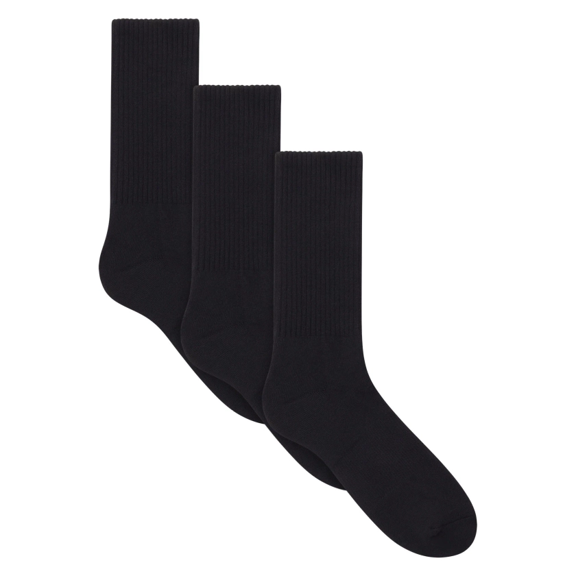 MENS TUBE CREW SOCK 3-PACK | ONYX