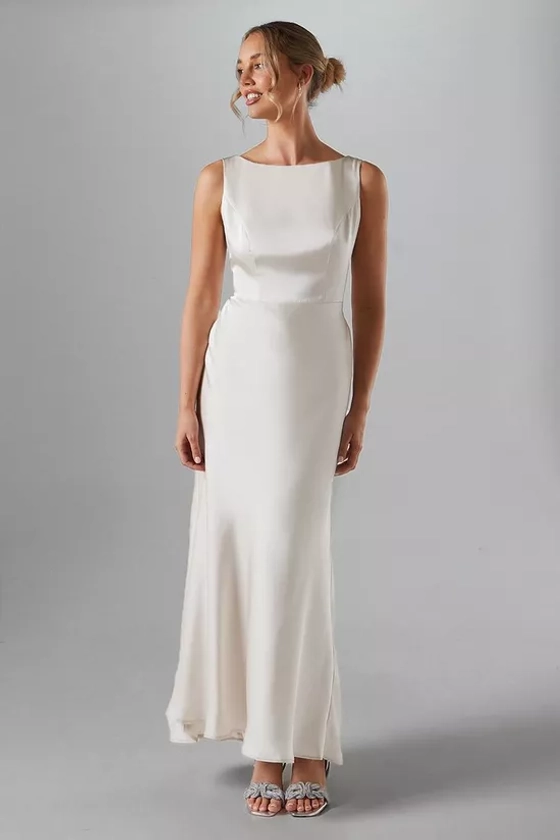 Dresses | Sleeveless Satin Bridesmaids Dress | Coast