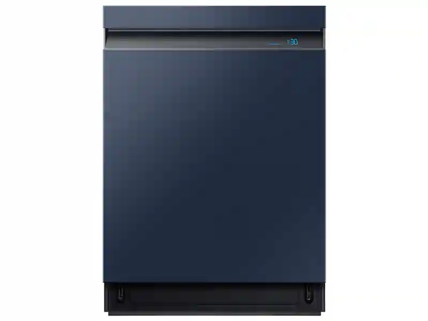 **Bespoke AutoRelease 39dBA Dishwasher with Linear Wash in Fingerprint Resistant Navy Steel**