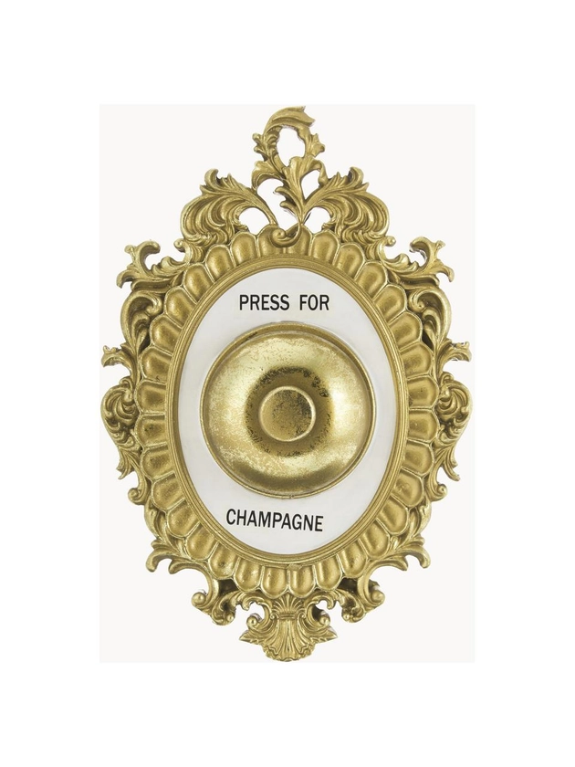 Wandobject Bell Press voor champagne