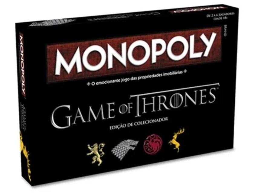 Jogo de Tabuleiro MONOPOLY Game of Thrones deluxe