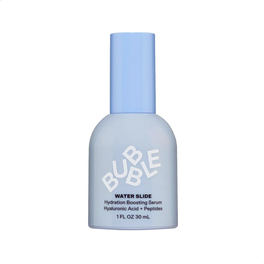 Bubble Skincare Water Slide Hyaluronic Acid Serum - Hydrating Face Serum for Skin Barrier Repair - Helps Reduce Signs of Redness & Revitalizes Dry Skin - Suitable for All Skin Types (30ml)