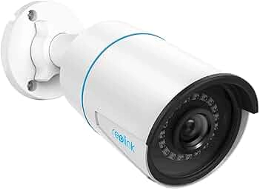 Reolink 5MP Caméra de Surveillance Extérieure PoE, Caméra IP Extérieure avec Détection Personne/Véhicule, Etanche IP67, Time Lapse, Vision Nocturne IR 30m, Support Audio et Carte microSD, RLC-510A