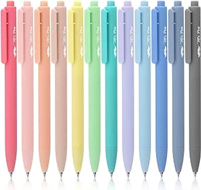 Amazon.com: Mr. Pen- Retractable Gel Pens, 12 Pack, Fast Dry, Gel Pens Fine Point 0.7mm, Retractable Pens, Cute Pens, Gel Ink Pens, Aesthetic Pens for Journaling, Fine Tip Pens : Office Products