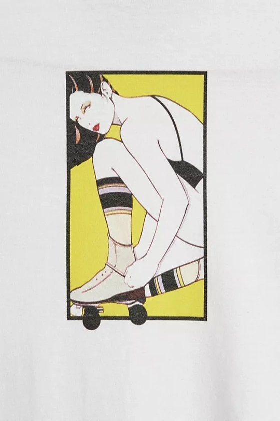 Patrick Nagel Roller Skate Tee | Urban Outfitters