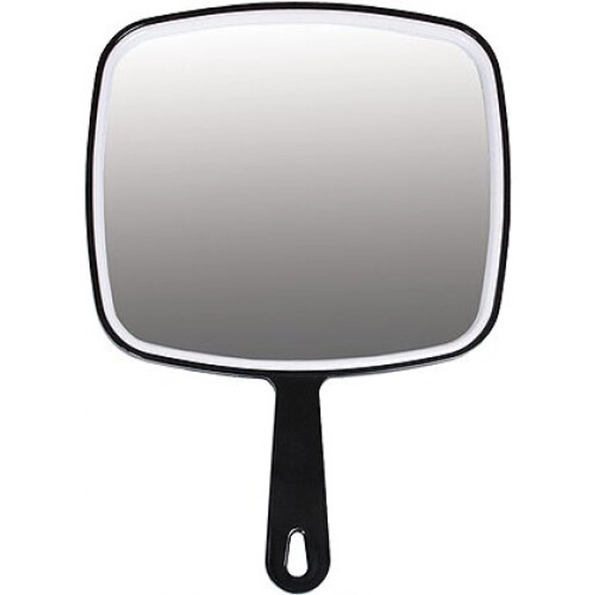 DMI Hand Held Lollipop Mirror - Black on OnBuy