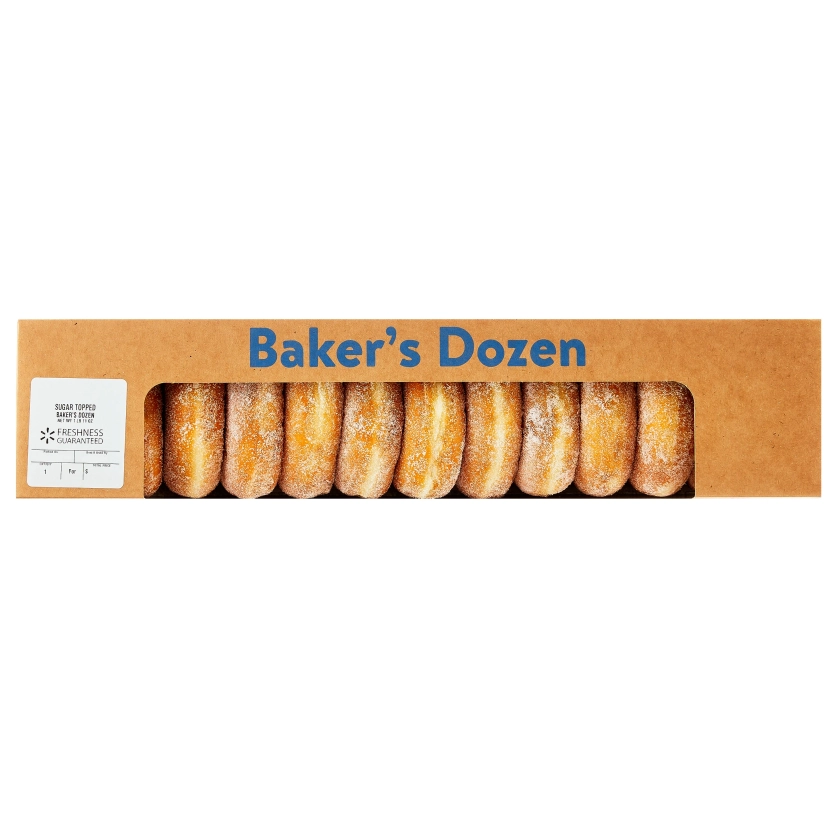 Freshness Guaranteed Baker's Dozen Sugar Topped Donuts, 27 oz, 13 Count