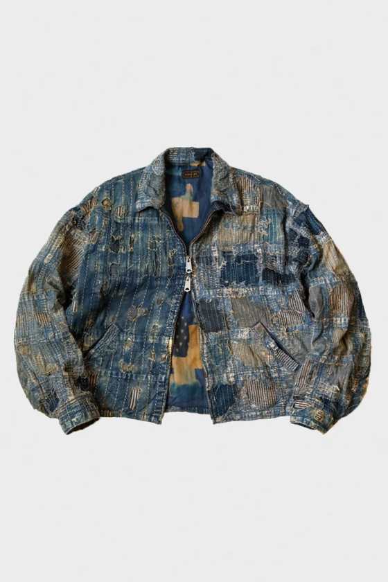 Kapital BORO T-Back Drizzler JKT | Indigo | Canoe Club