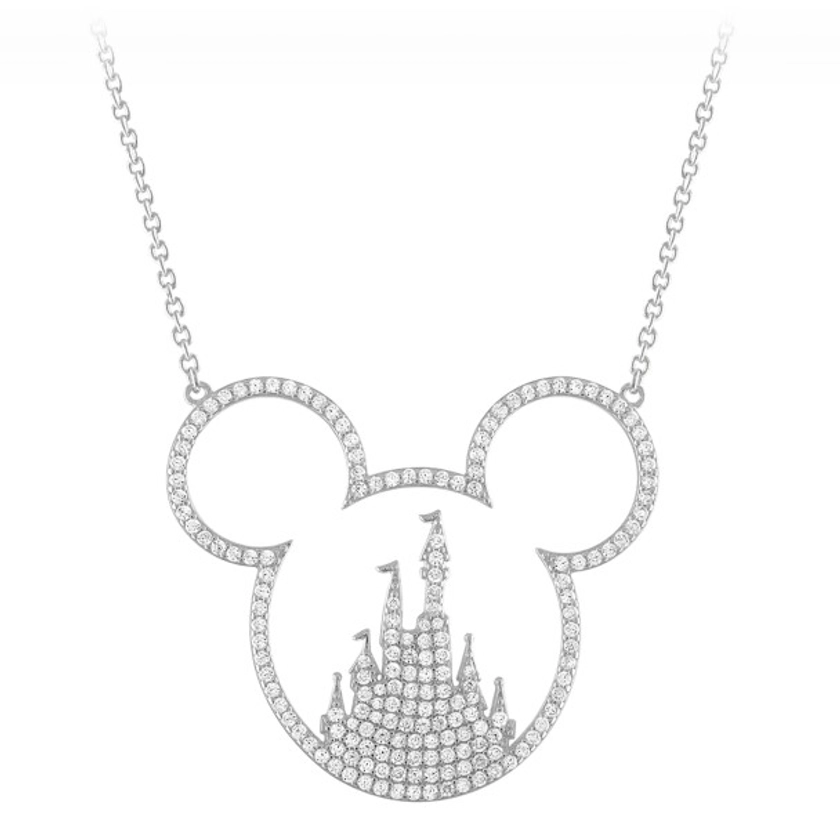 Mickey Mouse Icon Fantasyland Castle Necklace by Rebecca Hook | Disney Store