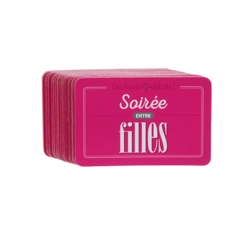 JEU DE CARTES DEBAT SOIREE SPECIALE FILLES X54