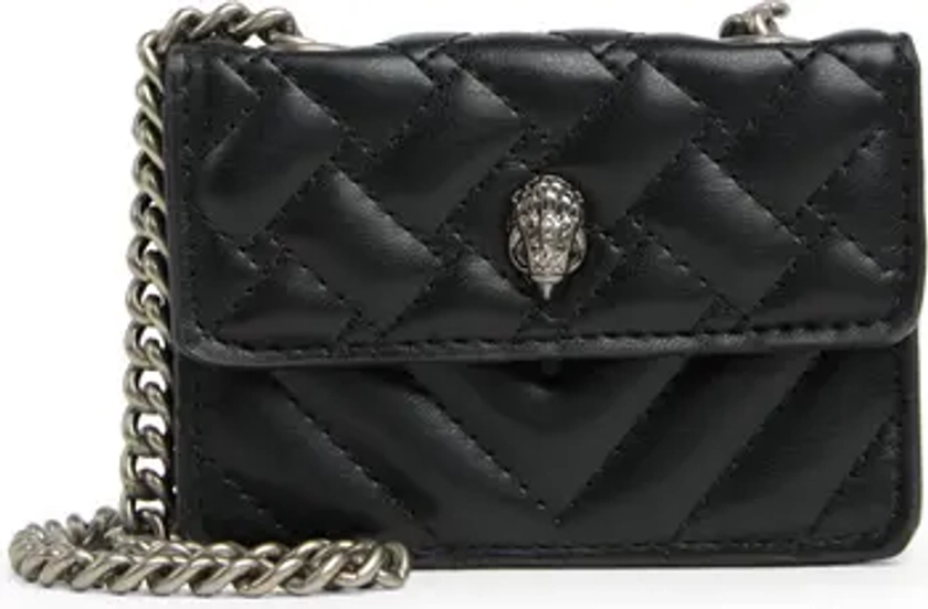 Micro Kensington Faux Leather Crossbody Bag