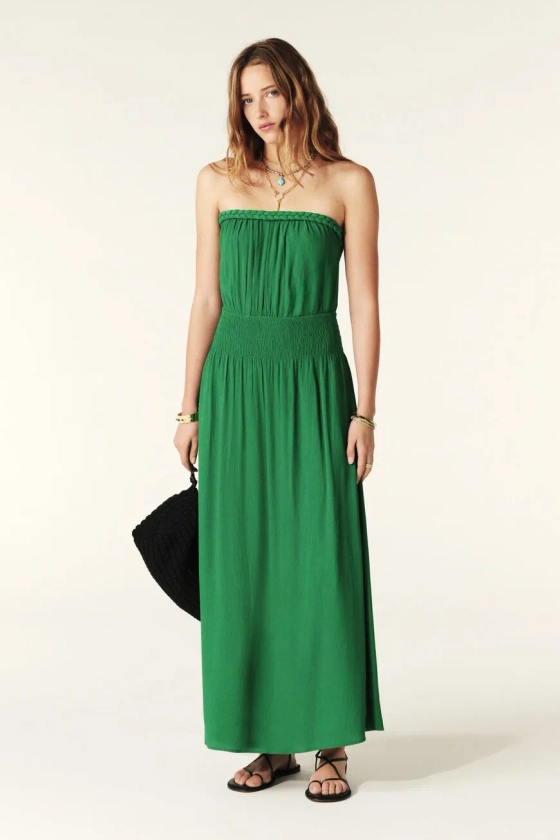 Robe Bustier Hambre Vert // ba&sh FR