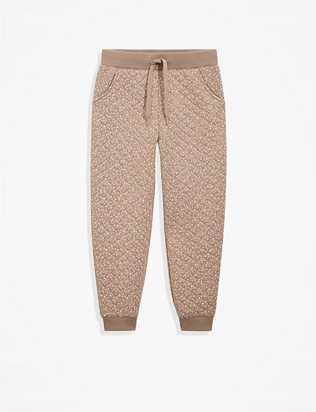 Australian Cotton Blend Quilted Sweat Pant