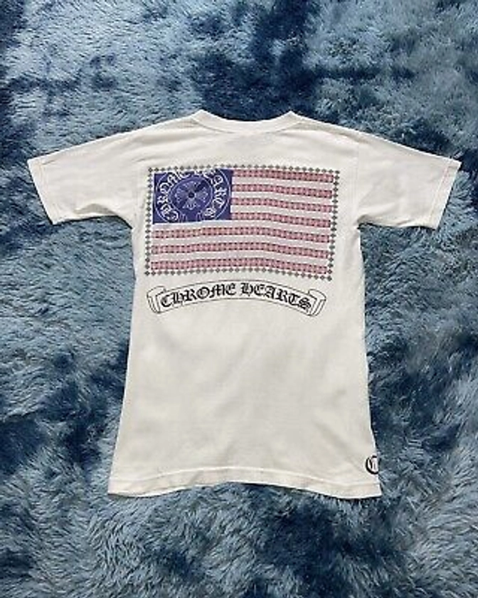 Chrome Hearts Vintage USA Flag Tee | eBay