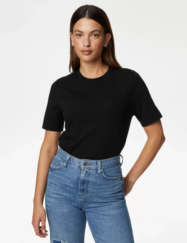 Pure Cotton Everyday Fit T-Shirt | M&S Collection | M&S
