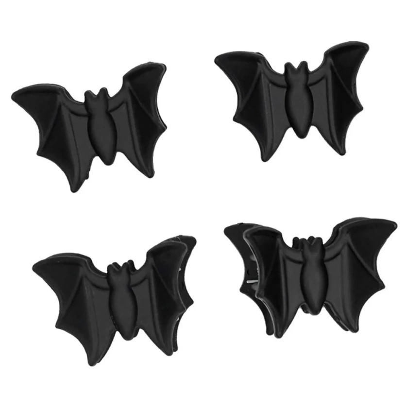 Bat Mini Claw Clip Set Black – Kreepsville