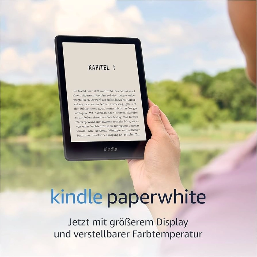 Kindle Paperwhite Signature Edition (32GB) - With 6.8" Display, Wireless Charging and Auto Adjust Front Light - No Ads - Black