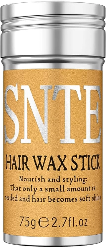 Samnyte Hair Wax Stick, Wax Stick for Hair Slick Stick, Hair Wax Stick for Flyaways Hair Gel Stick Non-greasy Styling Cream for Fly Away & Edge Control Frizz Hair 2.7 Oz