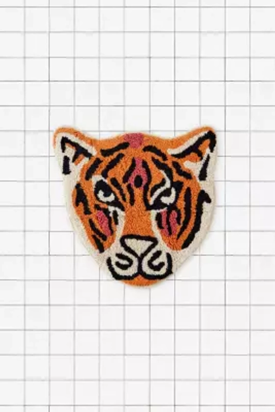 Tapis de bain visage de tigre