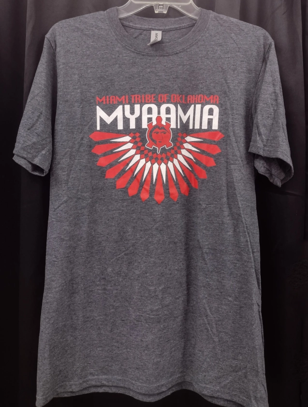 Heather Grey Myaamia Shirt | Miami Nation Gift Shop