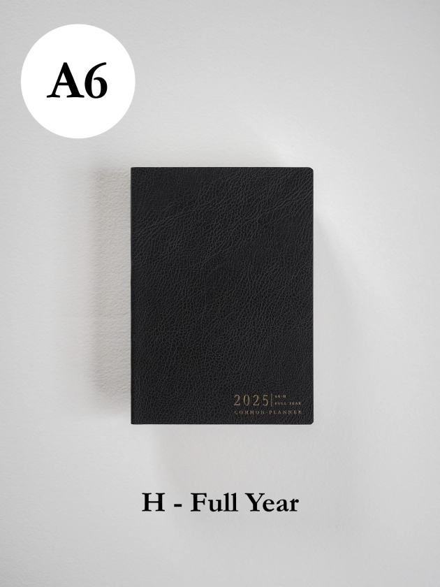 A6 Horizontal Full Year | 2025 Common Planner (In-Stock)