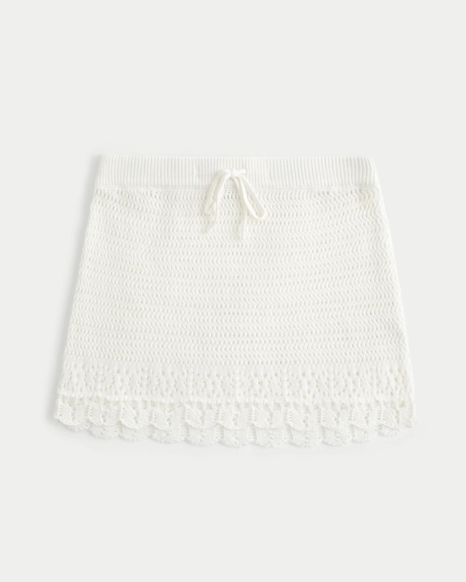 Women's Crochet-Style Cover Up Skirt | Women's Swimwear | HollisterCo.com