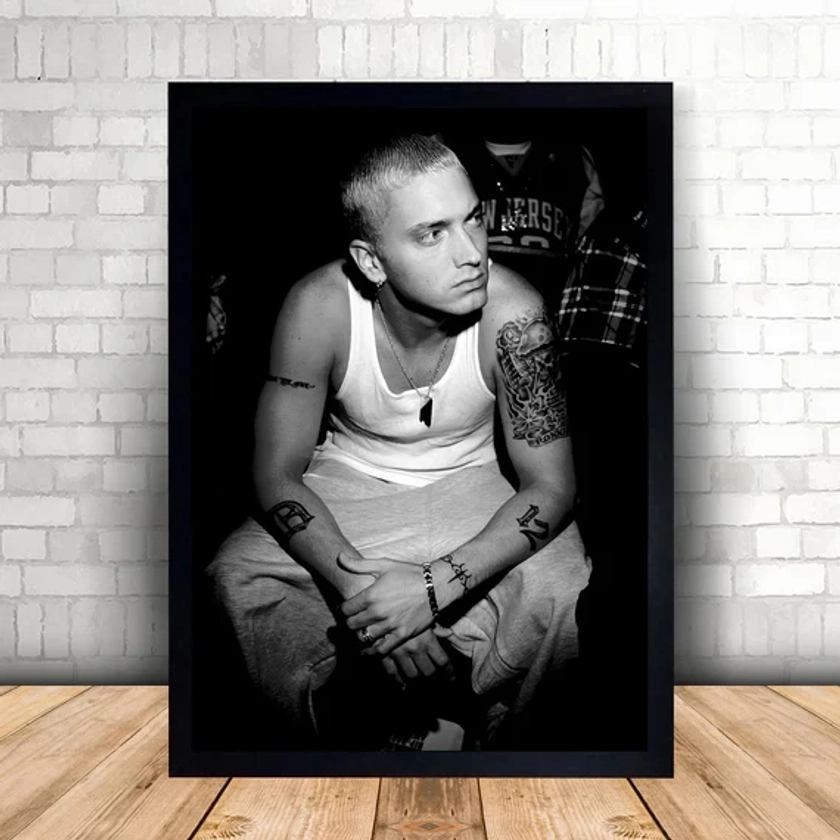 Eminem Music Poster, Wall Art, Canvas Print, Room Decor, Home Decor,No Frame
