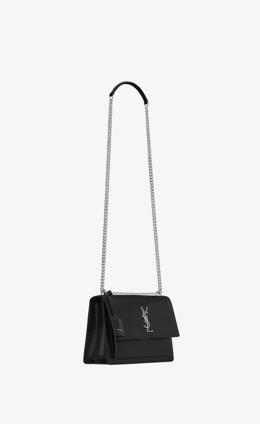 SUNSET Medium chain bag en cuir lisse | Saint Laurent | YSL.com