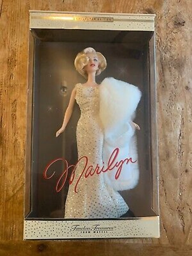 Marilyn Monroe Timeless Treasures Collector Edition Barbie Doll New In Original