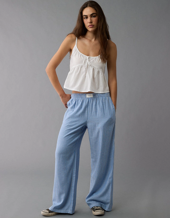 AE Striped Wide-Leg PJ Pant