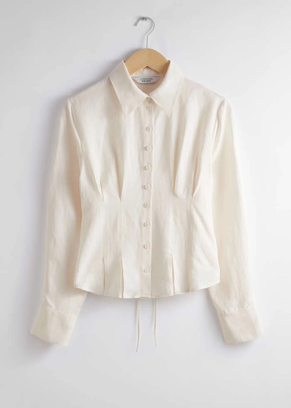 Fitted Shirt - Cream - & Other Stories NL