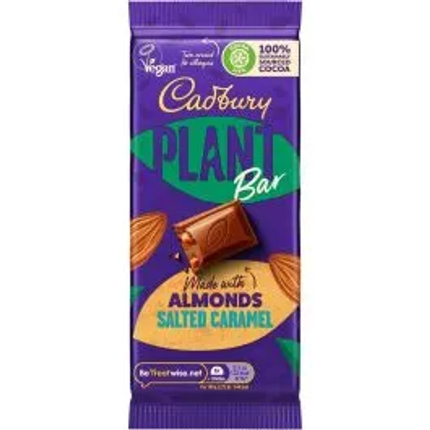 Cadbury Plant Salted Caramel Chocolate Bar Vegan