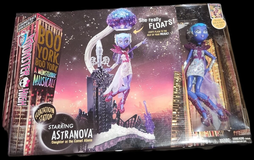 NIB Astranova Flotation Station Mattel Monster High Doll Playset 2015 BOO YORK