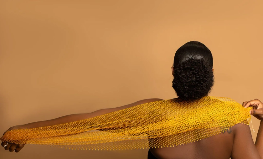 African Exfoliating Net Sponge | Handcrafted Beauty Tool - Bellanomi