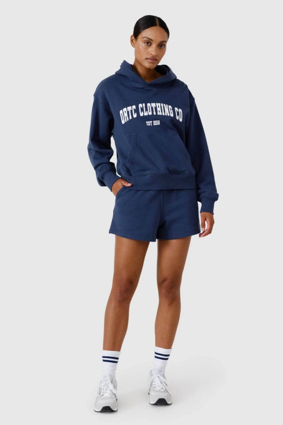 College Hoodie Navy