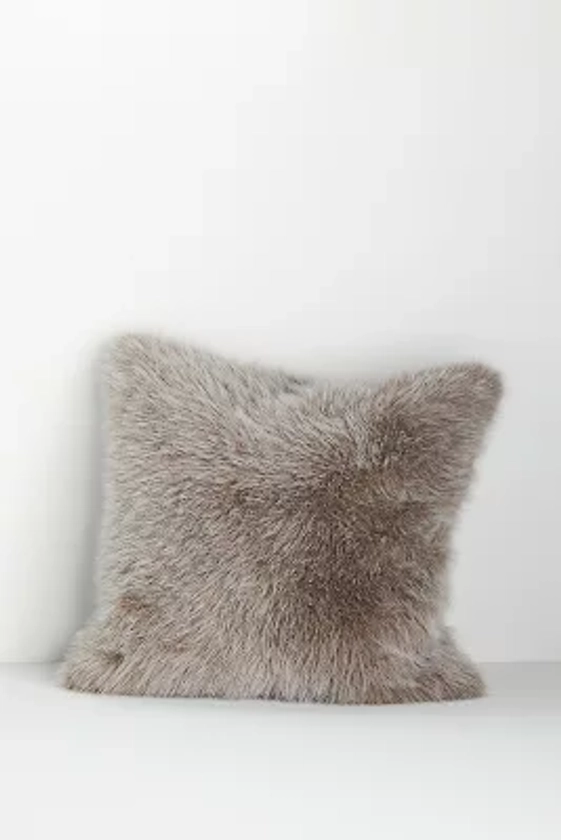 Chloe Tipped Faux-Fur Pillow