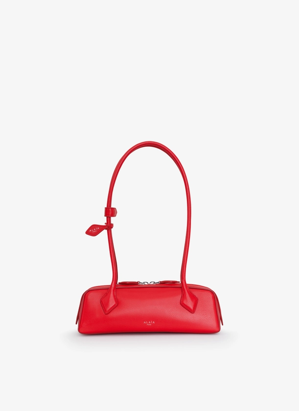 ALAÏA Red Shoulder Bag in Leather | LE TECKEL | ALAÏA UK