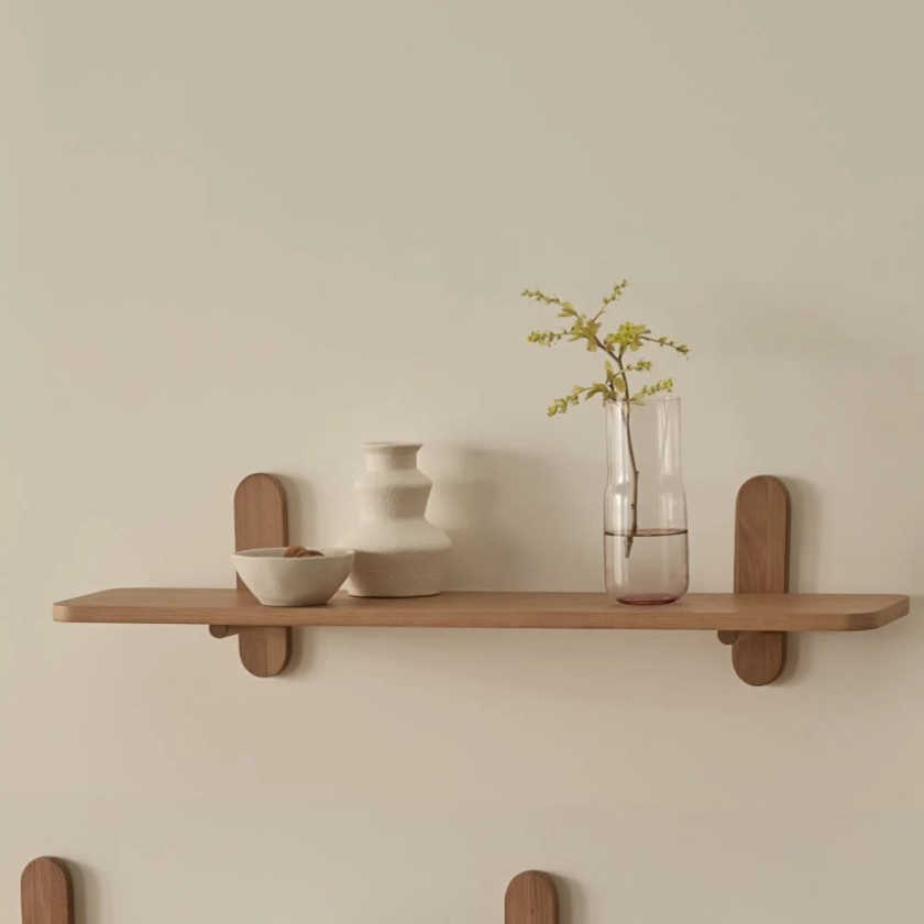 Mark Tuckey - Boston Oak Wall Shelf | Adairs