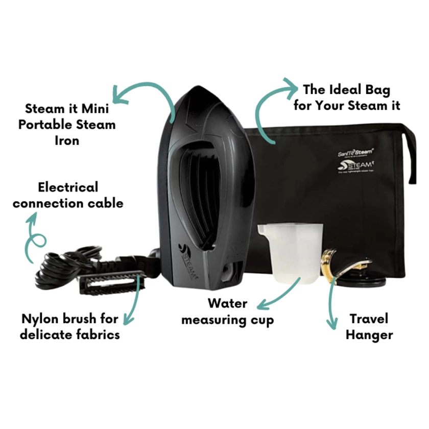 Steam – Mini Portable Steam Iron – Steam it