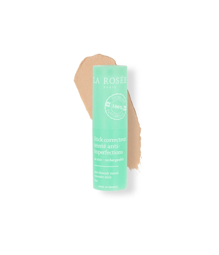 Stick correcteur teinté anti-imperfections rechargeable - La Rosée