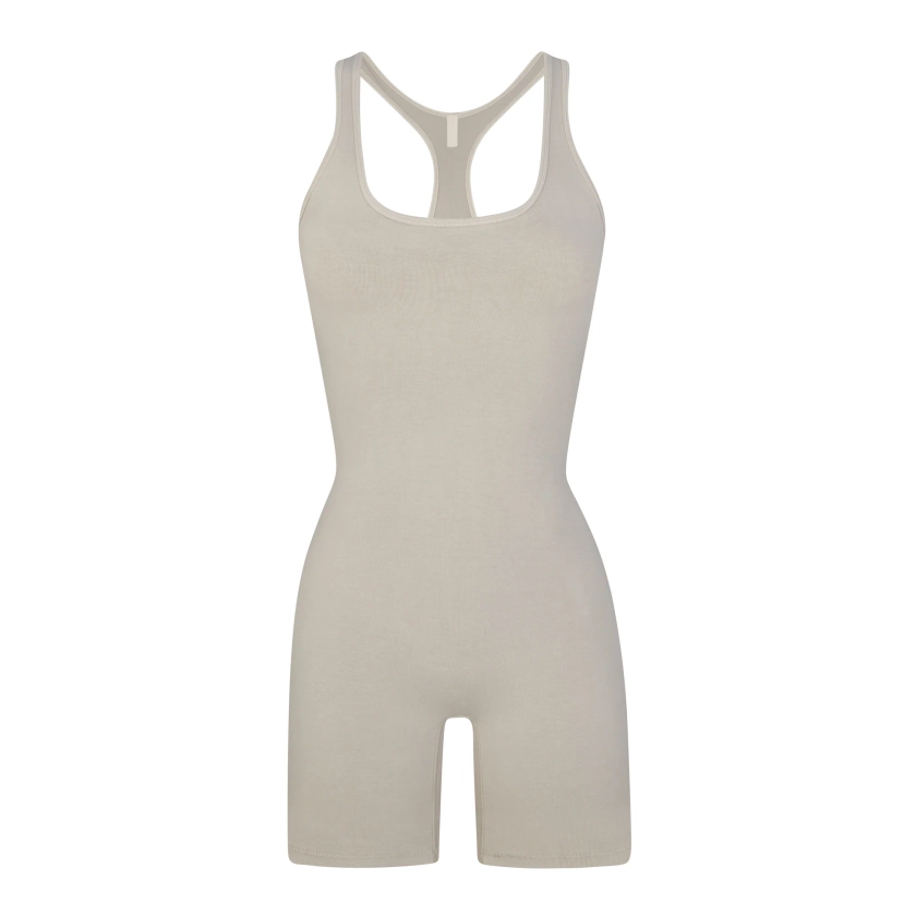 OUTDOOR MID THIGH ONESIE | STONE