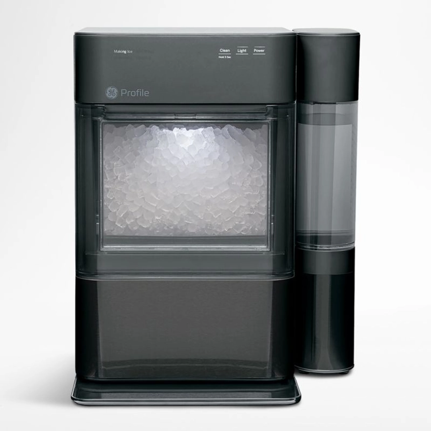 GE Profile Opal 2.0 Black Stainless Nugget Ice Maker with Side Tank + Reviews | Crate & Barrel