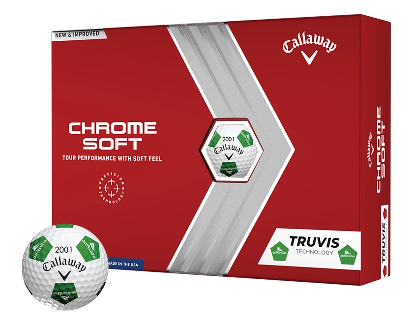 Logo Overrun - Callaway Chrome Soft Truvis Golf Balls (12 Balls) 2022